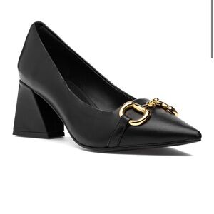 Jeffrey Campbell | Happy Hour Pump Black Leather